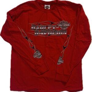 m’s harley davidson long sleeve t